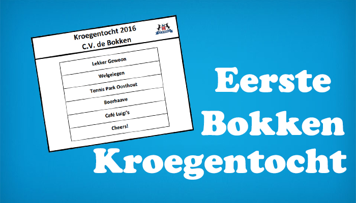 Eerste Bokken Kroegentocht