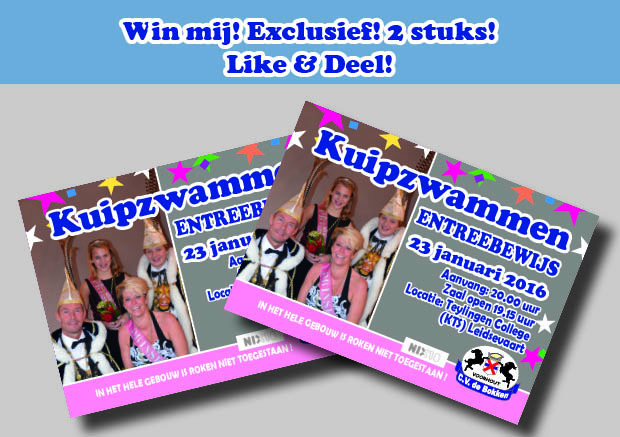 Win 2 exclusieve Kuipzwam kaarten