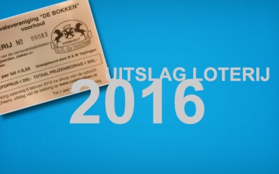 Uitslag loterij 2016